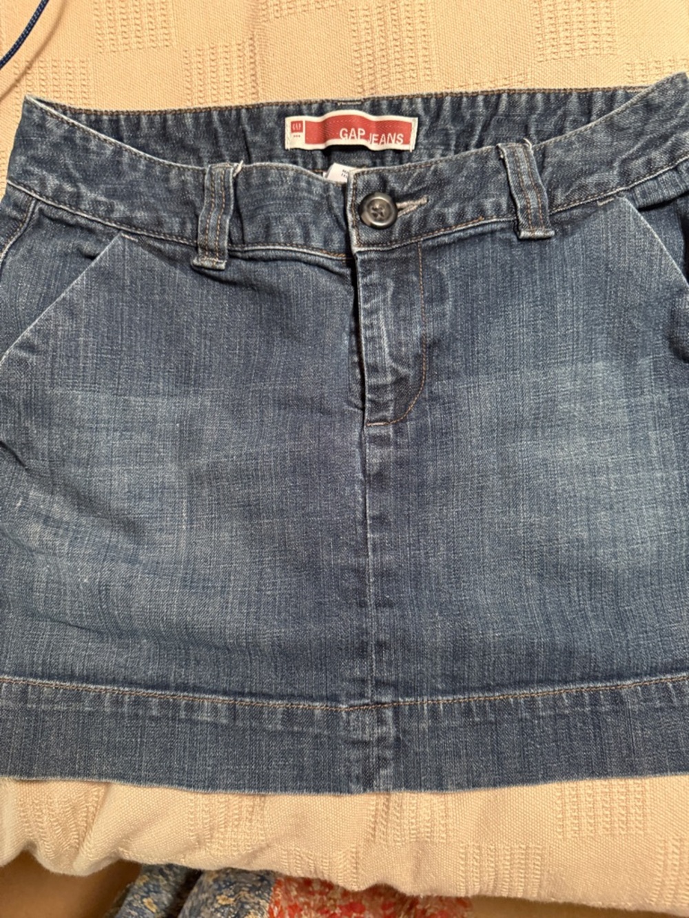 GAP Jeans Denim Waistband with Red Label - Blue